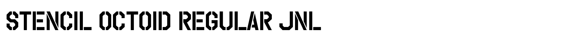 Stencil Octoid Regular JNL image